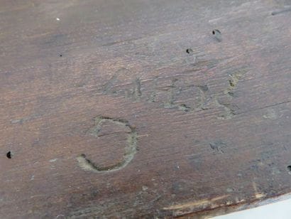 Small chest of drawers made of curly veneer...