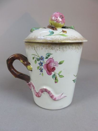 Emile GALLE Nancy Earthenware covered pot...