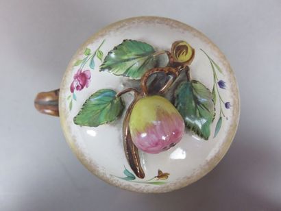 Emile GALLE Nancy Earthenware covered pot...