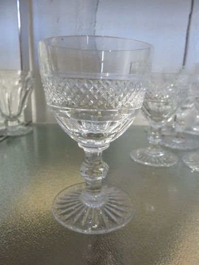 SAINT-LOUIS, Tommy model Set of stemmed glasses...
