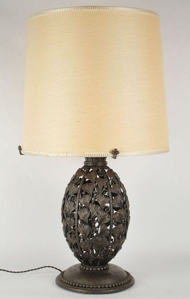 Louis KATONA (1850-1933) Pied de lampe en...