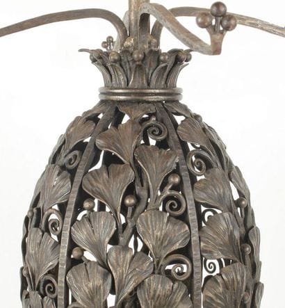 Louis KATONA (1850-1933) Pied de lampe en...