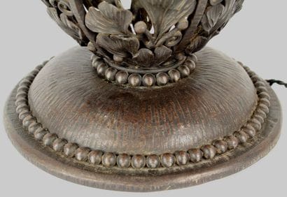 Louis KATONA (1850-1933) Pied de lampe en...