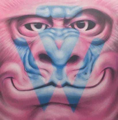 LELE LE2, 2020 Aerosol and acrylic on canvas....