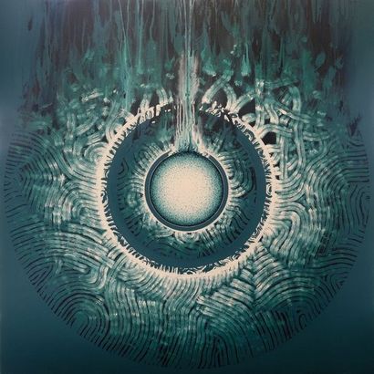SETHI Access, 2019. Acrylic on canvas, signed...