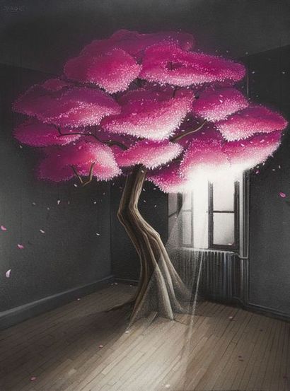 PAKONE 
Daedalus, 2019.
Aerosol and acrylic...