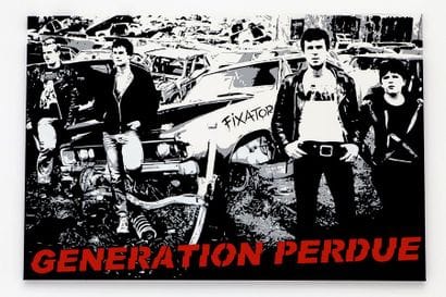 POCH Lost Generation, 2014. Aerosol and stencils...