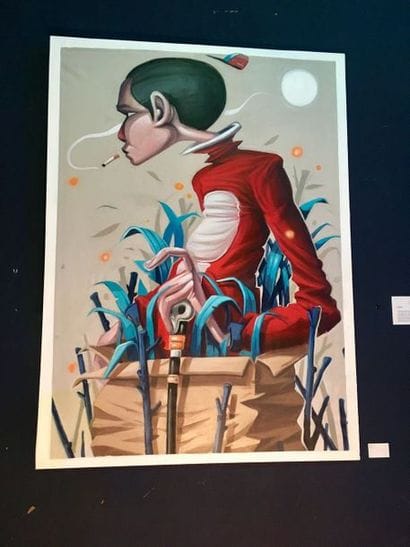 GAMO Box Lord, 2019. Acrylic and aerosol...