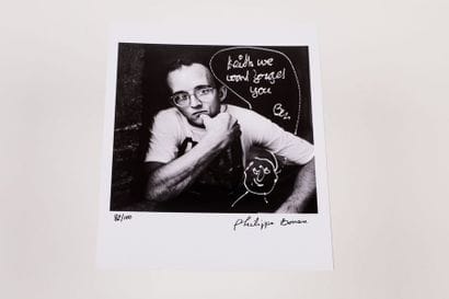 Philippe BONAN Keith Haring + Ben, 2014....