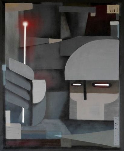 BREZ Soul Hunter, 2018. Aerosol on canvas....