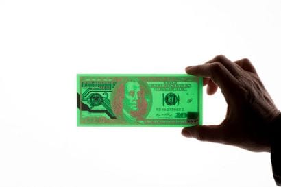 IMBUE PCB Dollars ($100), 2019. Gilded note...