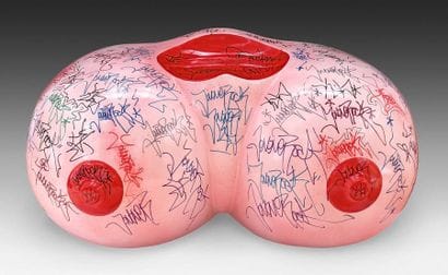 JonOne / ESPI Bubble Seat, 2013. Resin sculpture,...