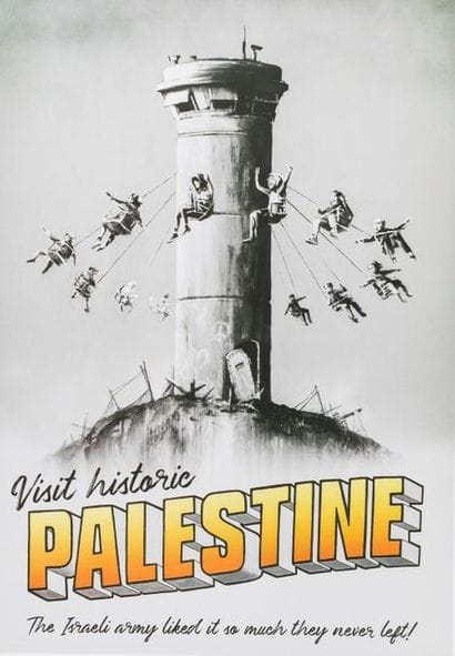 BANKSY Visit Historic Palestine. Print in...
