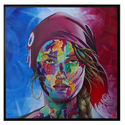 SNAKE Marianne's sadness, 2020. Aerosol and...