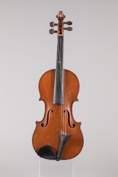 Lot of 2 French 4/4 Violins late 19th early...