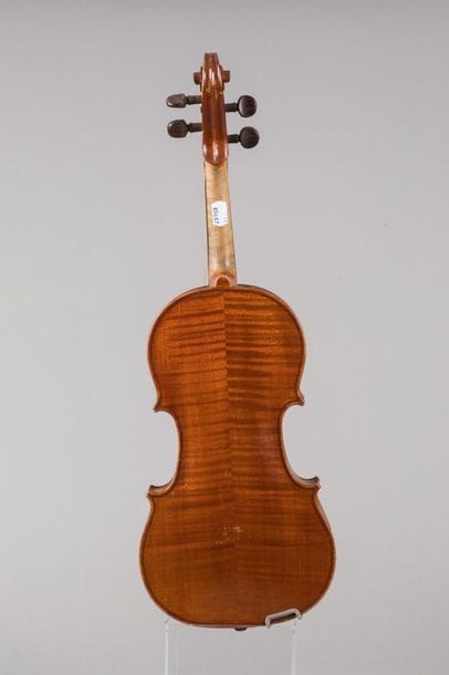 Lot of 2 French 4/4 Violins late 19th early...