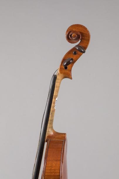 Lot of 2 French 4/4 Violins late 19th early...
