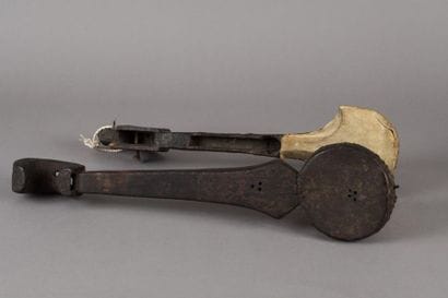 Lot of 2 Nepalese lutes ethnic instruments...
