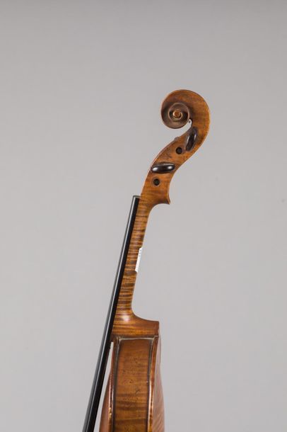 4/4 violin of German making at the end of...