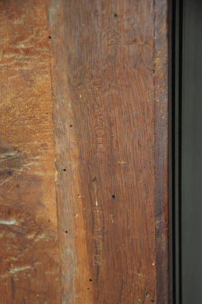 Mahogany and speckled mahogany veneer six-drawer...
