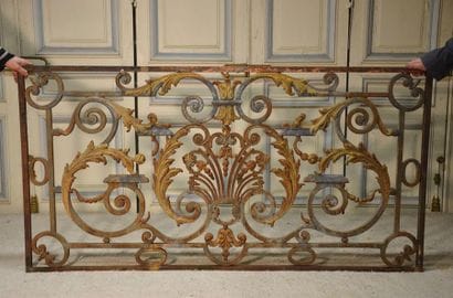 Attributed to Val d'Osne Balcony grating...