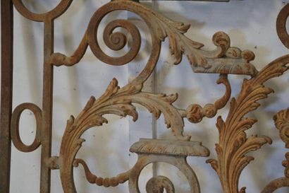 Attributed to Val d'Osne Balcony grating...