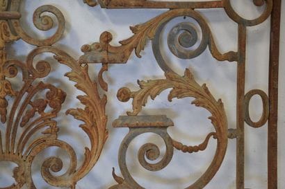 Attributed to Val d'Osne Balcony grating...