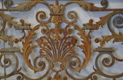 Attributed to Val d'Osne Balcony grating...