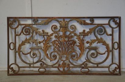 Attributed to Val d'Osne Balcony grating...