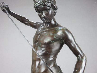 Antonin MERCIE, 1845-1916 David et Goliath...