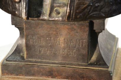 E. HANNAUX, 1855-1934 Buste de Adhémar Barré...