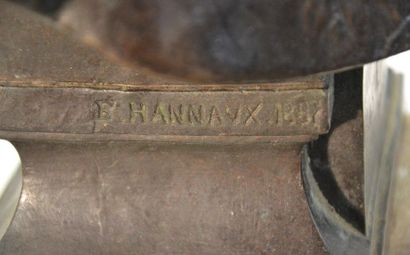 E. HANNAUX, 1855-1934 Buste de Adhémar Barré...