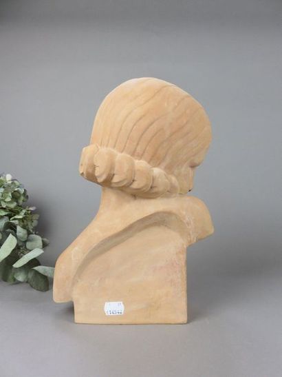 GUERO, XXe siècle Buste de femme de léger...