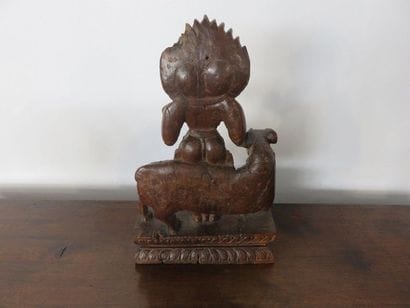 INDE Statuette de divinité à deux têtes debout...