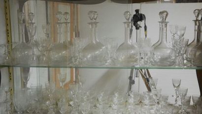 Partie de service en cristal