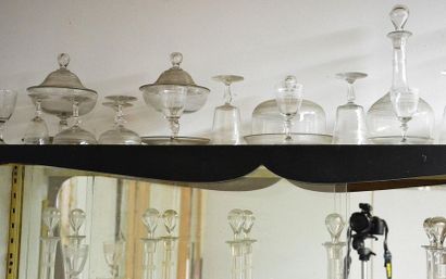 Partie de service en cristal