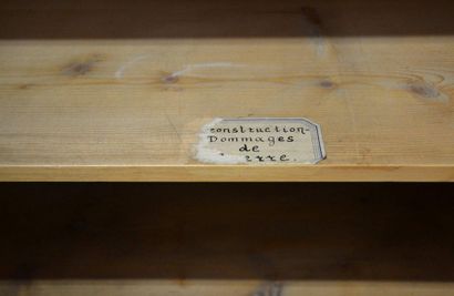 Cabinet de travail en chêne comprenant un...