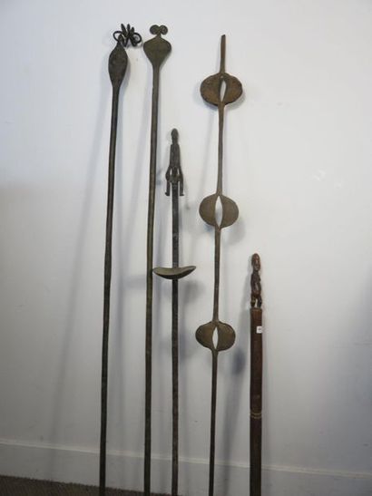 FOUR ELEMENTS in iron, one ringing, the other...