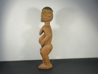 Female STATUS. Heavy wood. Missing the right...