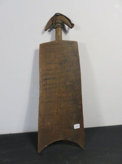 Wooden PALLET with verses from the Koran...