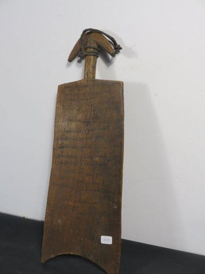 Wooden PALLET with verses from the Koran...