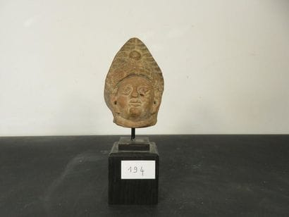 HORUS HEAD. Terracotta. Alexandria, Roman...