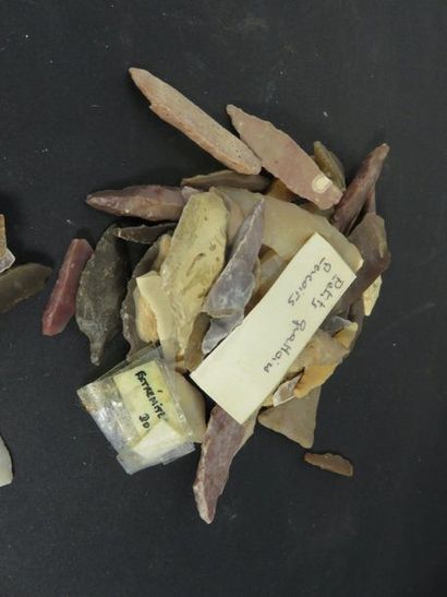 LOT : NEUF PETITS GRATTOIRS dentelés. Environ...