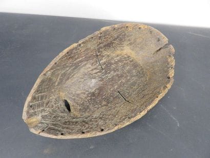 MASK. Woods, traces of erosion. Ivory Coast,...