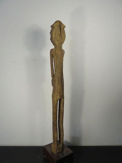 STATUS of a slender CHARACTER with crossed...