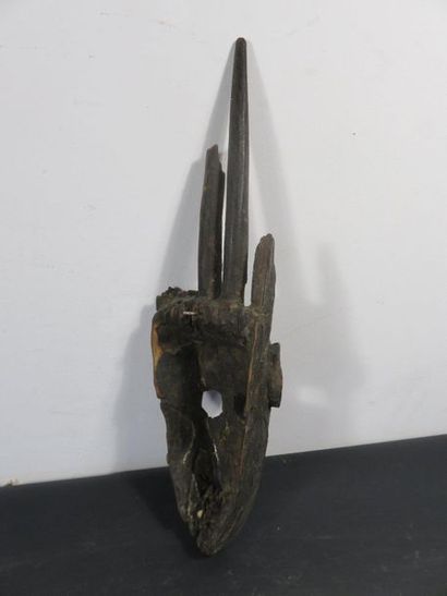 TWO Bambara MASKS (one of which is a comb...