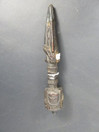 PHURBU with three faces at the top. Height...