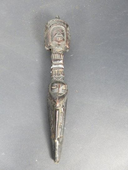 PHURBU with three faces at the top. Height...