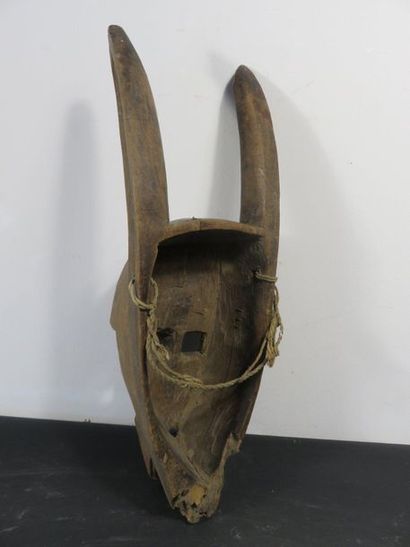 TWO Bambara MASKS (one of which is a comb...