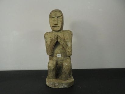 STATUE of protector of the Himalayan mountains...